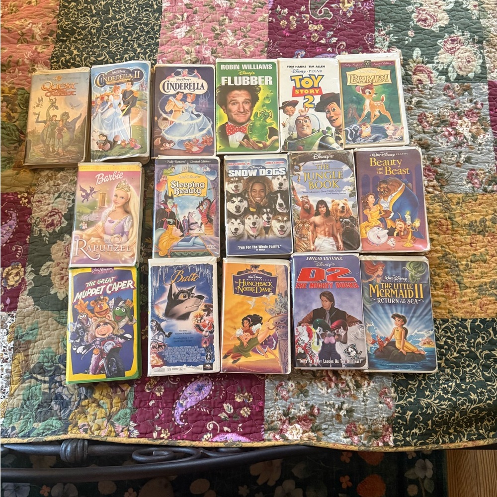 Assorted VHS Movie Collection Walt Disney